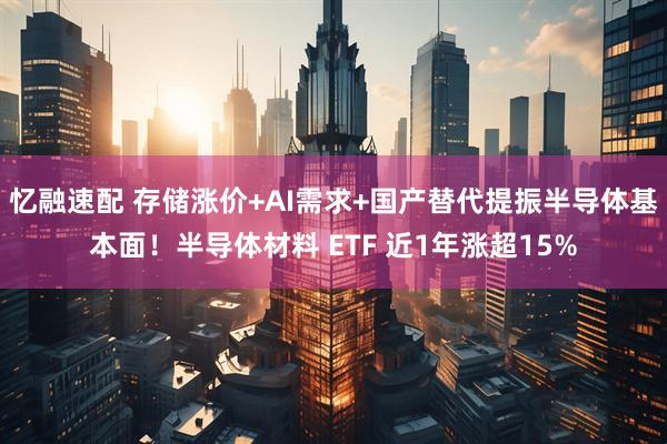 忆融速配 存储涨价+AI需求+国产替代提振半导体基本面！半导体材料 ETF 近1年涨超15%