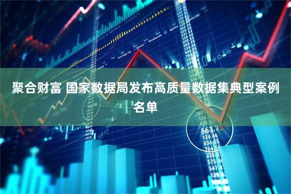 聚合财富 国家数据局发布高质量数据集典型案例名单